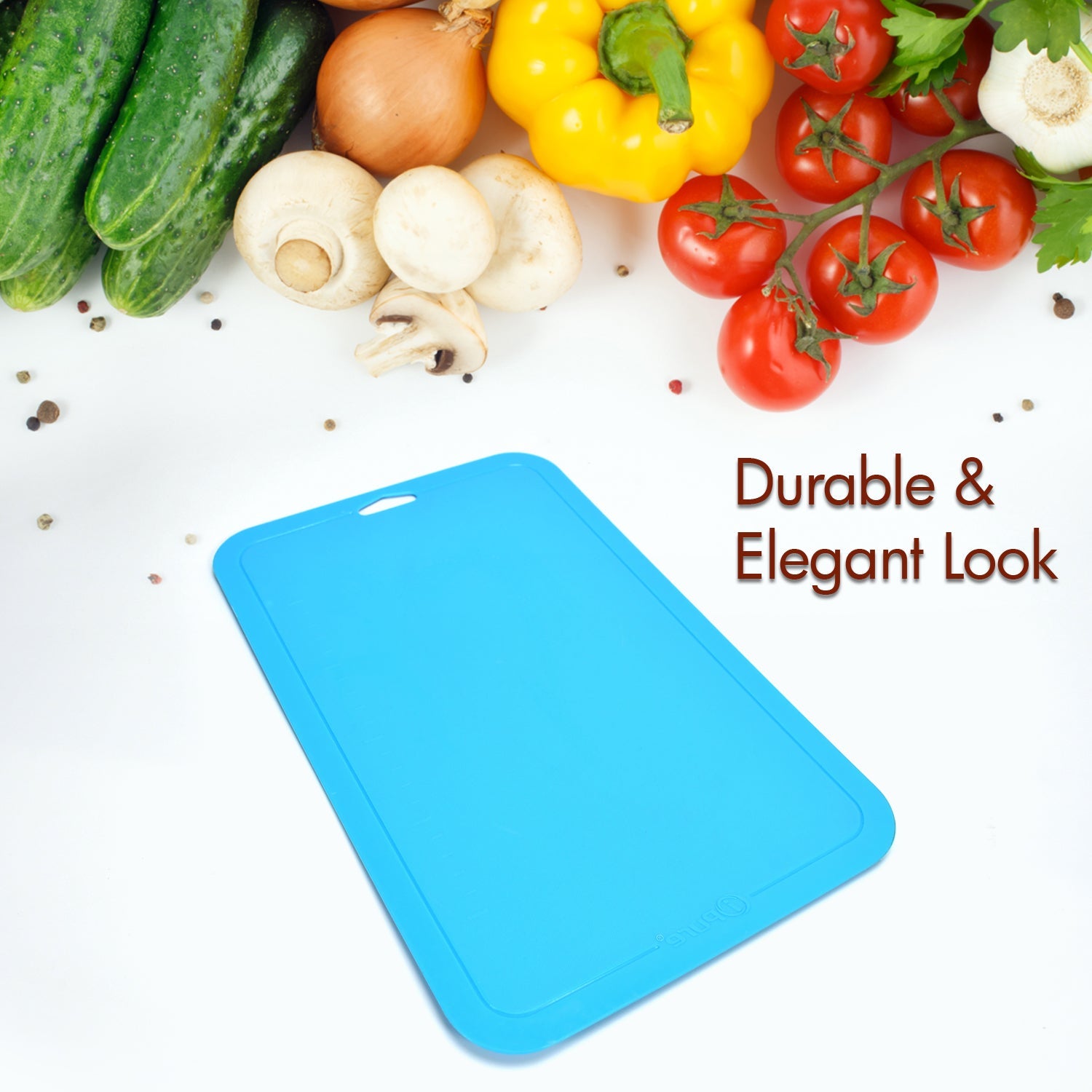 2478 Vegetables and Fruits Cutting Chopping Board Plastic Chopper Cutter Board Non-slip Antibacterial Surface with Extra Thickness DeoDap 2478 Vegetables and Fruits Cutting Chopping Board Plastic Chopper Cutter Board Non-slip Antibacterial Surface with Extra Thickness DeoDap